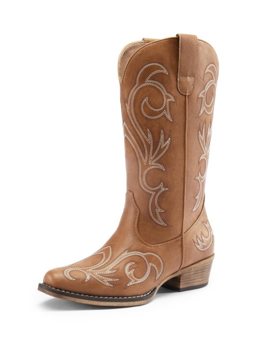Women's Cowboy Cowgirl Mid Calf Boots